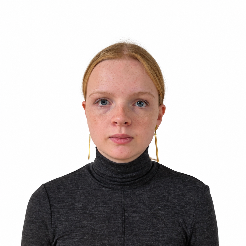 Lange bamboe oorbel